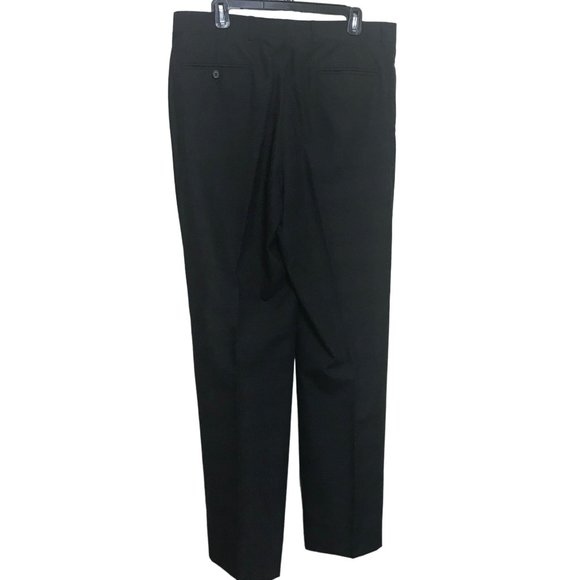 Harry Amies London Savile Row VTG Black Plaid Suit Size 42 Notch Collar 2 Button - Picture 8 of 11